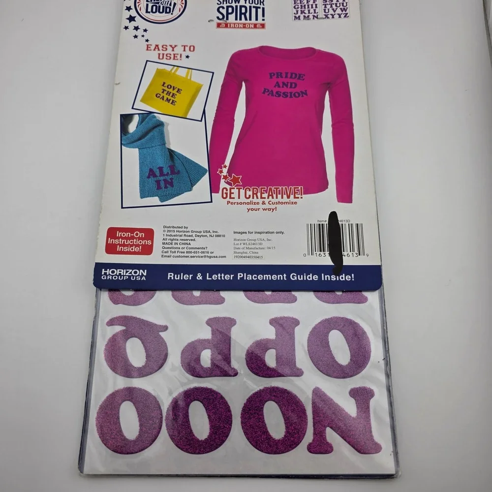 Iron-On HTV Vinyl & Glitter‎ Letter Bundle Hello Hobby Create Out Loud